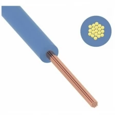 ККЗ Провод ПуГВ (ПВ-3) 2,5 мм² 500 м синий ГОСТ 31947-2012,ТУ 16-705. 501-2010, 500 шт.