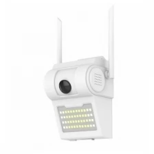 Беспроводная уличная 5Мп Wi-Fi IP камера видеонаблюдения с прожектором SECTEC ST-IP460F-5M-W-S-A-L