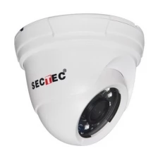 Купольная 5Мп AHD камера видеонаблюдения SECTEC ST-AHD860HD4S-5M-2.8