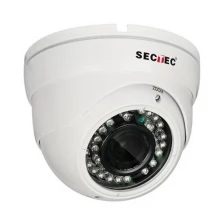 Уличная антивандальная вариофокальная 2Мп AHD камера видеонаблюдения SECTEC ST-AHD760HD4V-2M