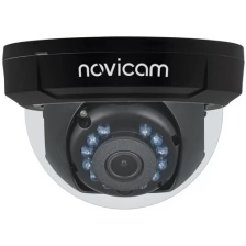 HIT 10 Novicam v.1328 - TVI/AHD/CVI/CVBS видеокамера купол, 1 Мп 25/30 к/с, объектив 2.8 мм, внутренняя, ИК 20м, 0.01 люкс, DC 12В черная