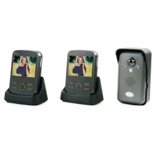 Домофон Переносной ФОТО-302 (1плюс2) - домофон в дверь, беспроводные видеодомофоны, электромагнитный замок с домофоном