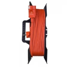 Удлинитель на рамке PERFEO с заземлением "RU POWER"10м 1гн 16А ПВС 3х1,5 оранжевый (PF_C3281)