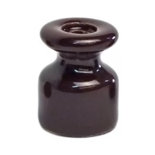 Изолятор керамический коричневый 19х24 (упаковка 50 шт)
