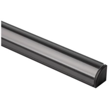 Угловой алюминиевый профиль для светодиодной ленты Elektrostandard LL-2-ALP008 Угловой алюминиевый профиль черный/черный для LED ленты (под ленту до 10mm)