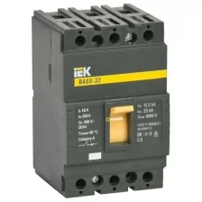Выключатель автоматический 3п 16А 25кА ВА 88-32 IEK SVA10-3-0016