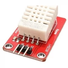 Датчик температуры и влажности на плате GSMIN DHT22 AM2302 для Arduino (Красный)