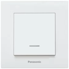 Выключатель Panasonic Karre Plus скрыт. 1кл. с подсветкой IP20 белый (упак.:1шт) (WKTC00022WH-RU)