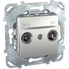 Механизм розетки TV-SAT 1-м СП Unica Top алюм. SchE MGU5.454.30ZD (Цена за: 1 шт.)