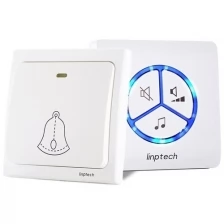 Беспроводной дверной звонок Xiaomi Linptech Self-powered Wireless Doorbell G1 (White)