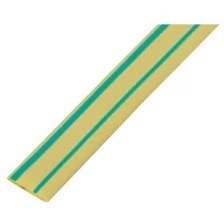 Термоусаживаемая трубка REXANT 20,0/10,0 мм, желто-зеленая, упаковка 10 шт. по 1 м Артикул 22-0007