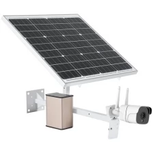 Link Solar NC210G-60W-40AH - Комплект 3G/4G камеры на солнечных батареях, камера уличная для солнечных батарей подарочная упаковка