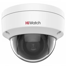 HiWatch 4Мп уличная купольная мини IP-камера с EXIR-подсветкой до 30м1/3" Progressive Scan CMOS; объектив 4мм; угол обзора 84°; механический ИК-фильтр; 0.005лк@F1.6; сжатие H.265/H.265+/H.264/H.264+