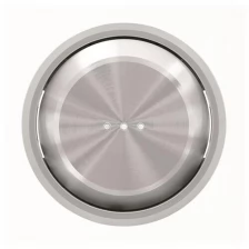 ABB SKY Moon Клавиша для 1-клавишных выключателей/переключателей/кнопок с линзой подсветки, кольцо "хром"