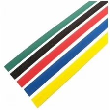 Термоусаживаемые трубки REXANT 8,0/4,0 мм, набор пять цветов, упаковка 50 шт. по 1 м