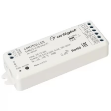 027135 Контроллер SMART-K30-MULTI (12-24V, 5x3A, RGB-MIX, 2.4G) (ARL, IP20 Пластик)