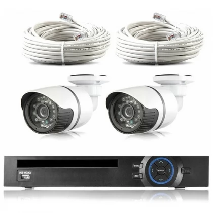 Комплект видеонаблюдения IP Ps-Link KIT-С502IP 2 камеры 5Мп для улицы